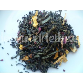 " AVEC PASSION " Mélange Thé Vert & Thé Noir Fruité 