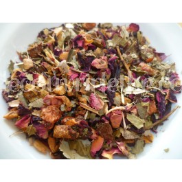 Infusion naturelle " BORA-BORA " Pomme, Hibiscus & Murier, Zinc & Vitamine C