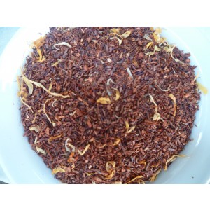 Rooibos "  VELOURS DE PECHE VANILLEE " - Infusion gourmande sans théine 
