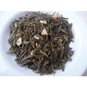 " LES VERGERS " Thé vert citron & orange 